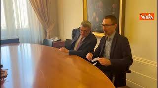 Il ministro Casellati riceve Maurizio Landini, segretario generale della Cgil