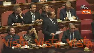 Berlusconi al Senato, il bentornato di La Russa. Lui: “Soddisfazione riprendere parola dopo 9 anni”