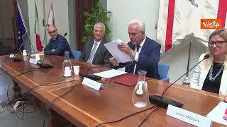 La firma del protocollo di intesa tra Regione Toscana, Comune di Carrara e Baker Hughes