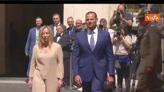 Meloni riceve il Primo Ministro di Malta Abela