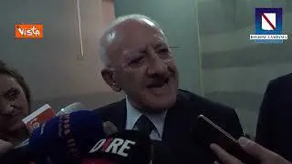 De Luca: Accordo su Schlein su battaglie da portare avanti? No