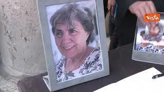 Addio a Flavia Franzoni, la moglie di Prodi. Ecco le immagini della cerimonia a Bologna