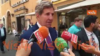 Transizione ecologica, Kerry: "Governo italiano attento, ma serve accelerare"