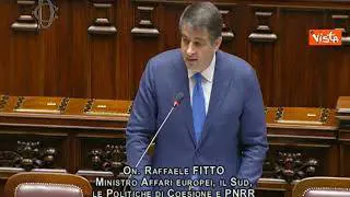 Fitto: Governo non utilizzerà fondi del Pnrr per finanziare armi