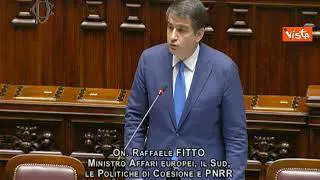 Pnrr, Fitto: Difficile individuare responsabilità del Governo su presunti ritardi