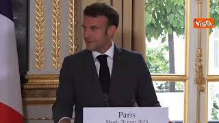 Macron: Tengo ad amicizia tra Italia e Francia, a volte controversie, ma sempre con rispetto