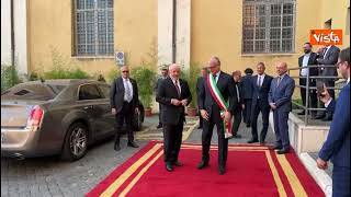 Il sindaco di Roma Gualtieri accoglie il Presidente del Brasile Lula
