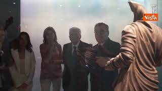 Mattarella all'inaugurazione della mostra Gli Dei ritornano - I bronzi di San Casciano”