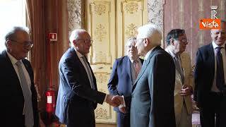 Mattarella all'Accademia dei Lincei, ecco le immagini