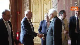 Mattarella all'Accademia dei Lincei, ecco le immagini