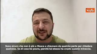 SOTTOTITOLI Zelensky parla in russo: Sono sicuro che Putin abbia lasciato Mosca
