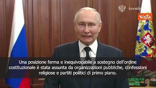 Putin: Qualsiasi tentativo di creare disordini interni è destinato a fallimento