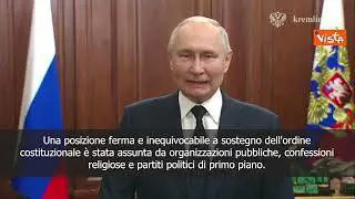 Putin: Qualsiasi tentativo di creare disordini interni è destinato a fallimento