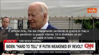 Gaffe di Biden: Putin sta perdendo la guerra in Iraq