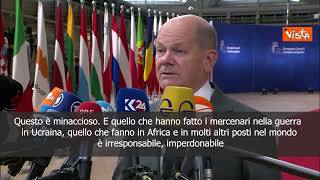 Russia, Scholz: Irresponsabile affidare potere militare ai privati