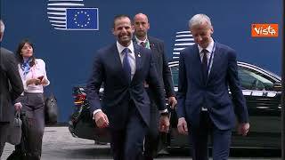 Consiglio Ue, l'arrivo del Primo Ministro di Malta