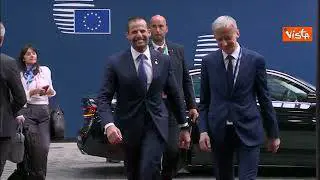 Consiglio Ue, l'arrivo del Primo Ministro di Malta