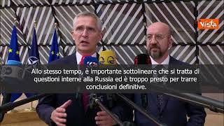 Stoltenberg: Ammutinamento in Russia dimostra crepe all'interno del sistema