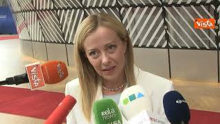 Meloni: Ue non è un club, chi entra lo decide la storia
