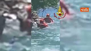 Ragazza bloccata in un fiume in Piemonte, salvata dai Vigili del Fuoco