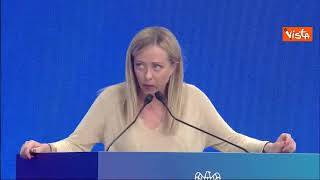 Meloni: In Europa si inizia a parlare di sovranità, una cosa impensabile qualche mese fa
