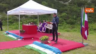 Anniversario tragedia Marmolada, Fugatti alla messa commemorativa elenca le vittime