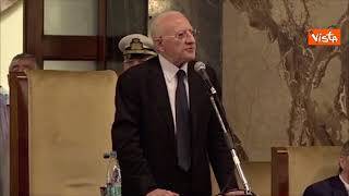 De Luca: "In Emilia aspettavano soldi, per ora è arrivato un generale"