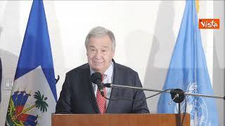 Guterres (Onu) ad Haiti: "La nostra priorità è aiutare la popolazione"