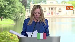 Meloni: "Sostenibilità ambientale sia di pari passo con quella economica"