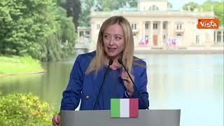 Meloni: "Sostenere crescita per garantire stabilità a nazioni più indebitate Ue"