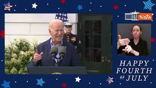 4 luglio, Biden: "Jill ed io onorati di festeggiare con nostri militari"