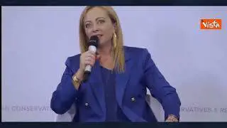 Meloni: "Sinistra campo dell'utopia, conservatori campo del reale"