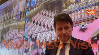 Conte arriva in conferenza stampa al Senato: Si parla dentro