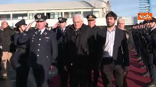 Mattarella lascia Punta Arenas in Cile, le immagini