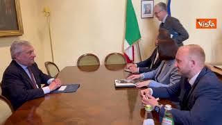Tajani incontra la leader dell'opposizione bielorussa. Le immagini