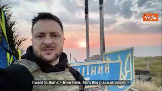 500 giorni di guerra in Ucraina, Zelensky sull'isola dei serpenti