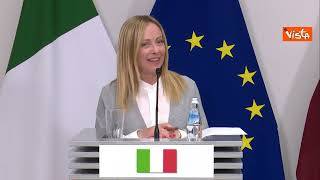 Meloni: Continuare a sostenere l'Ucraina a 360 gradi