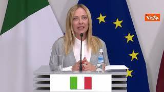 Meloni: "La gestione della migrazione deve partire dall'origine"