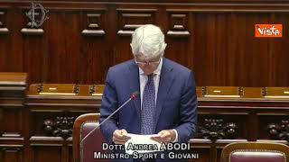Doping, Abodi: “Collegato a tema droga. Interventi con formazione e informazione”