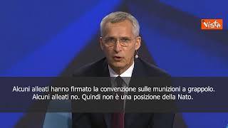 Stoltenberg: Bombe a grappolo? E' scelta dei singoli Stati