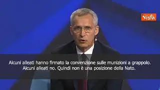 Stoltenberg: Bombe a grappolo? E' scelta dei singoli Stati