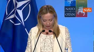 Meloni: A Nato chiesta attenzione a Sud, non perchè fissati con Africa, ma per le conseguenze guerra