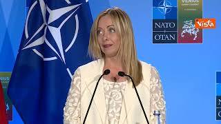 Meloni: Grande unità dal vertice Nato