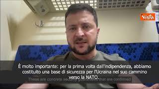 Zelensky: Torniamo dal vertice Nato con buoni risultati