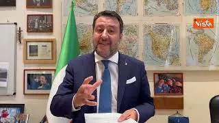 Salvini: Firmata ordinanza per dimezzare sciopero treni, impensabile lasciare a piedi 1 mln italiani