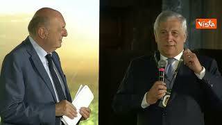 Siparietto tra Tajani a Pichetto Fratin: Siamo juventini al contrario di Timmermans che è romanista