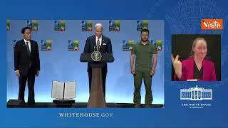 Ennesima gaffe di Biden, al vertice di Vilnius chiama Zelensky "Vladimir"