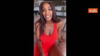 Ainett Stephens risponde a Pino Insegno: "Antichi retaggi, a 40 anni mi sento bella. Pretendo scuse"