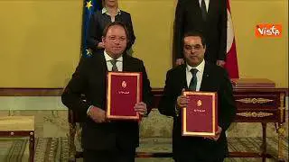 Firmato memorandum d'intesa tra Ue e Tunisia alla presenza di Meloni, von der Leyen, Rutte e Saied