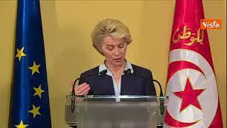 Migranti, von der Leyen: "Da Ue 100 mln a Tunisia, partneship anti-trafficanti"